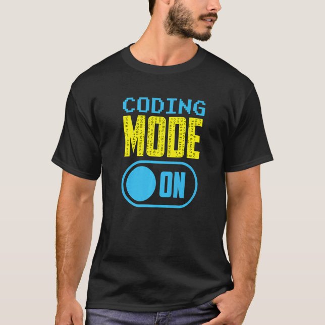Kodningsläge på Ord-programmerarkod T Shirt (Framsida)