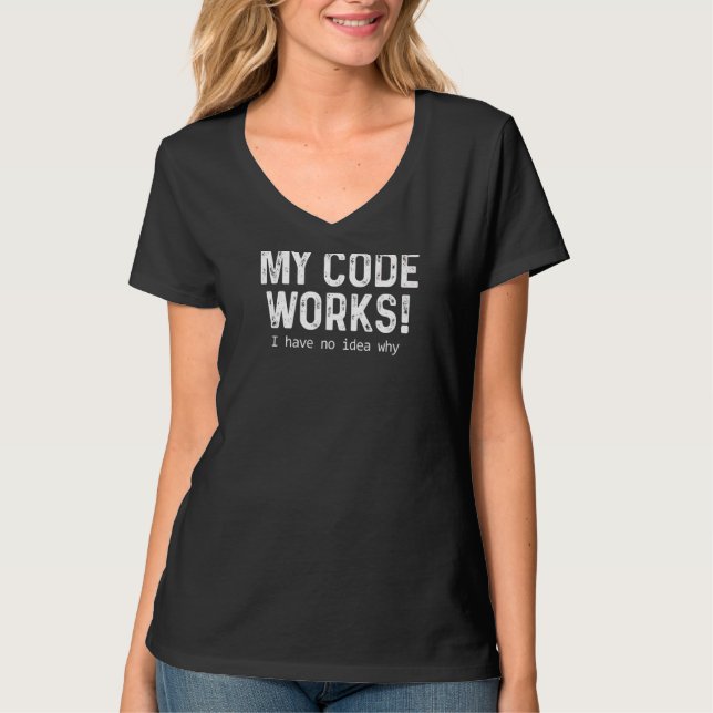 Kodningsprogram Min kod Works Programming I har N T Shirt (Framsida)