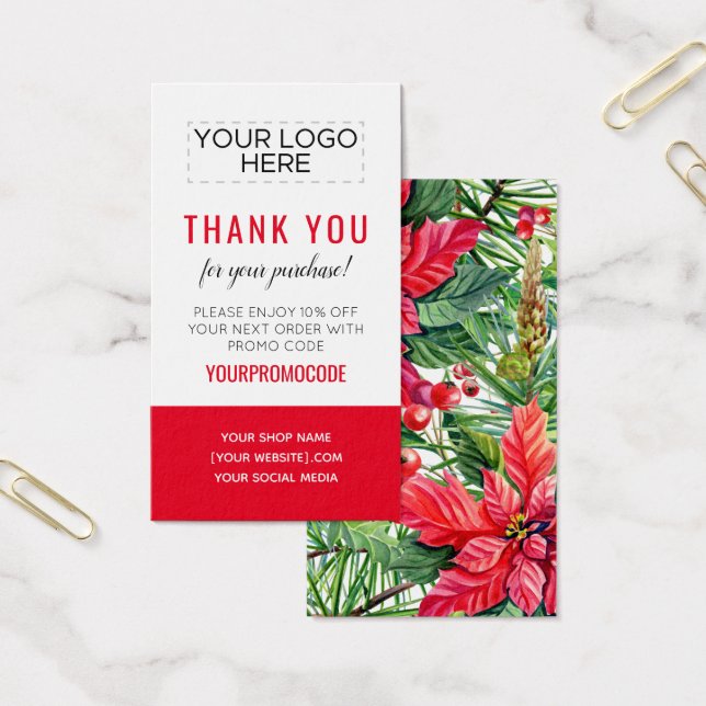 Kodrabattkort för Juli-Anpassningsbar-kampanjkod Visitkort (Kontor)