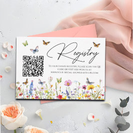 Kodregistreringskort för Wildblommor Möhippa QR-ko OSA Kort