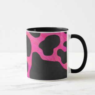 Kodutskrift och svart Shock rosa Mugg