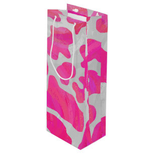 Kodutskrift och vit Shock rosa