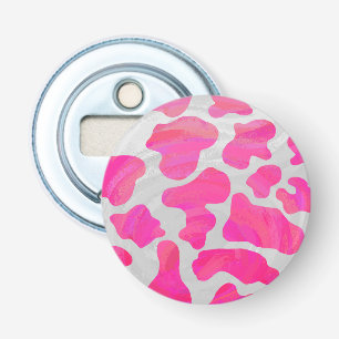 Kodutskrift och vit Shock rosa Flasköppnare
