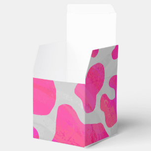 Kodutskrift och vit Shock rosa Presentaskar