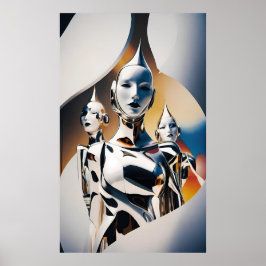 Köer av Kall Solded Logic Boards Poster