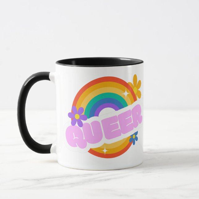 Köer. HBT+Pride. Mugg (Vänster)