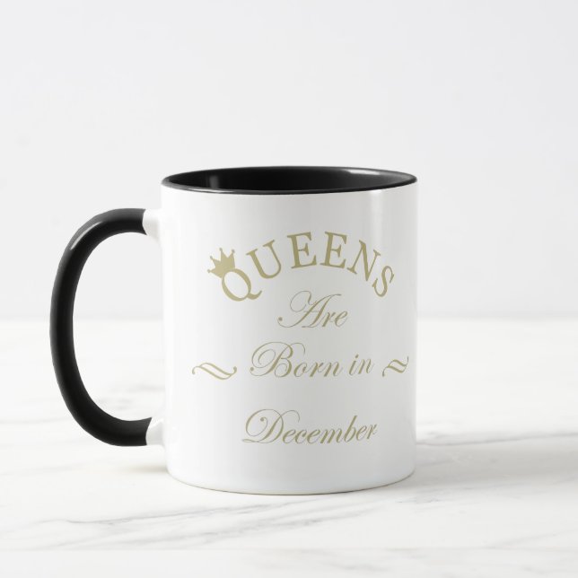 Köerna är födda i december mugg (Vänster)
