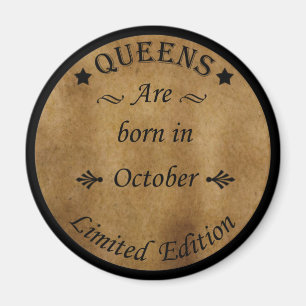 Köerna är födda i oktober magnet