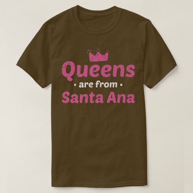 Köerna är från Santa Ana California Hometown Ca H T Shirt (Design framsida)