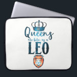 Köerna föds som LEO Zodiac-tecken i augusti Laptop Fodral<br><div class="desc">Anpassad design</div>