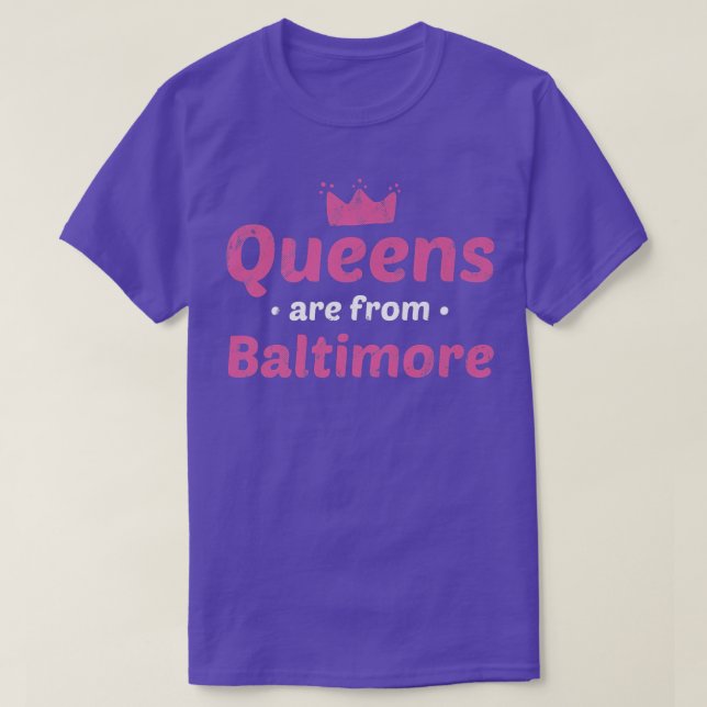 Köerna kommer från Baltimore Maryland Hometown Md  T Shirt (Design framsida)