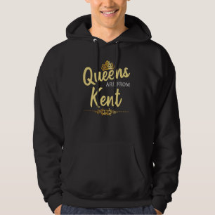 Köerna kommer från Kent Wa Washington Funny Home R Hoodie