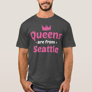 Köerna kommer från Seattle Washington Hometown Wa T Shirt