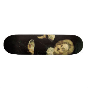 Kofetarica Coffee Drinker Painting Skateboard Bräda 21,5 Cm