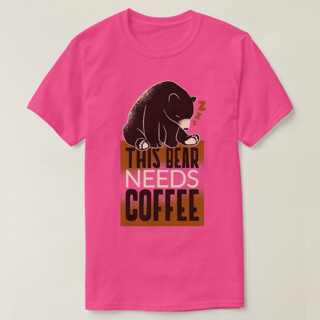 KOFFEBEAR T SHIRT (Design framsida)