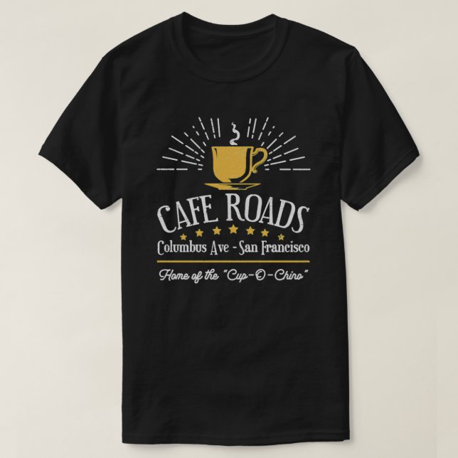 Koffebutiken från så jag gifte mig med ett Ax Murd T Shirt (Design framsida)