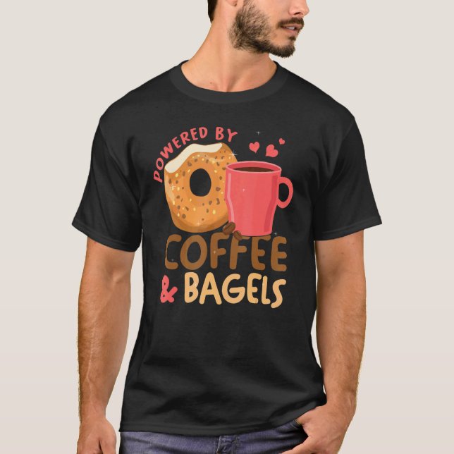 Koffee Bagel Breakfast Brunch Bagel T Shirt (Framsida)