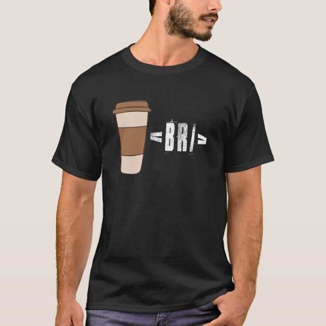 Koffee Break Software Developer Computer Coding Co T Shirt (Framsida)