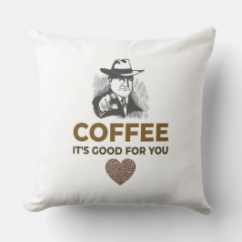 KOFFEE. DET ÄR BRA FÖR DIG. KUDDE