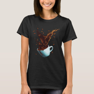 Koffee Drinker Espresso-filterkaffemotif T Shirt