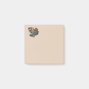 Koffee Drinking Ladybug Post-it Notes Block