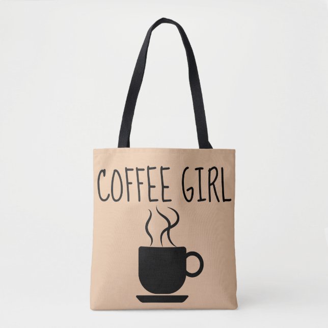 KOFFEE GIRL TOTES PURS TYGKASSE (Framsida)