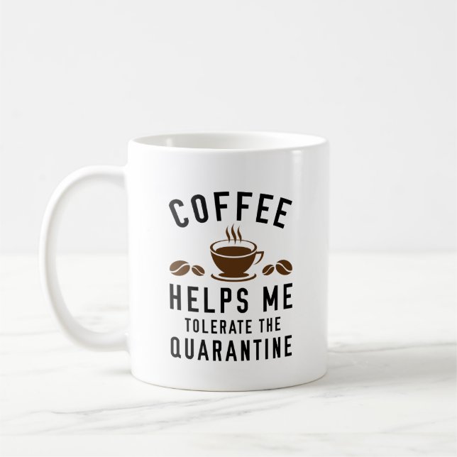 Koffee Quarantine Kaffemugg (Vänster)