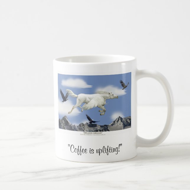 KOFFEE UPPLEVER! Pegasus Art Mugg (Höger)