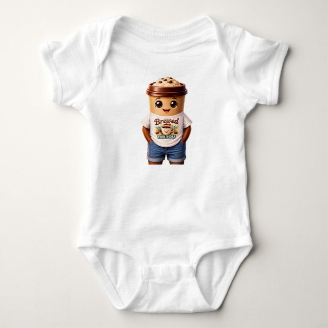 Koffeeman – Rollig design för riktiga koffeinkunga T Shirt (Framsida)