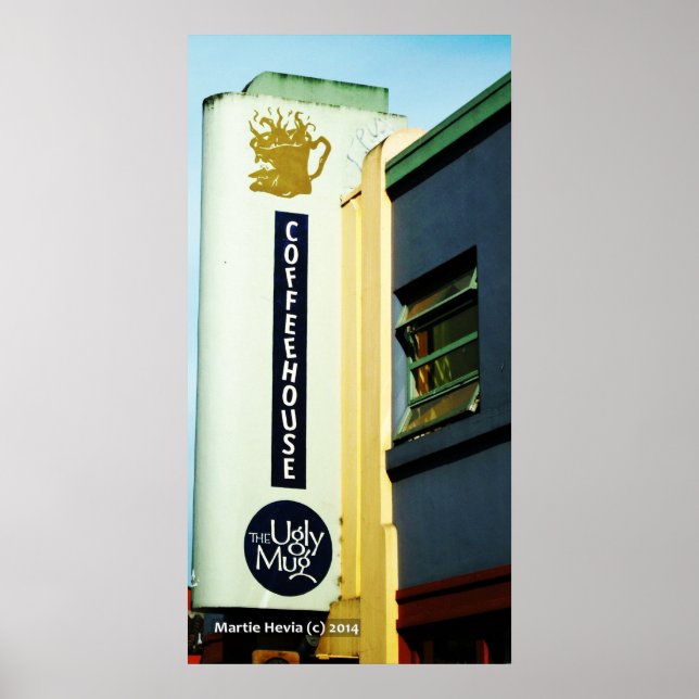 Koffehus i Ugly Mugg Poster (Framsidan)