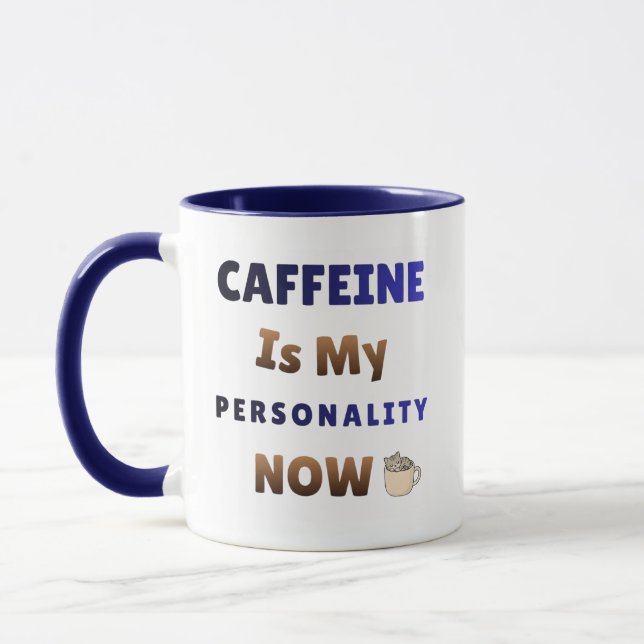 Koffein Är Min Personlighet | Kaffe Kaos Mugg (Vänster)