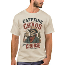 Koffein Eller Kaos Cowboy Skelett 