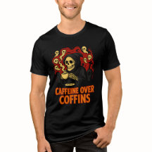 Koffein före kistor Skum grim reaper kaffe