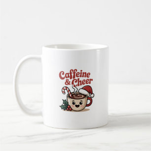 Koffein & Glädje Mugg   Roligt Julkaffe Present
