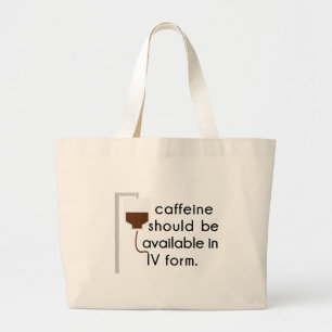 koffein i IV, sjuksköterska humor Jumbo Tygkasse