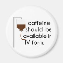 koffein i IV, sjuksköterska humor