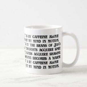 Koffein Kaffemugg