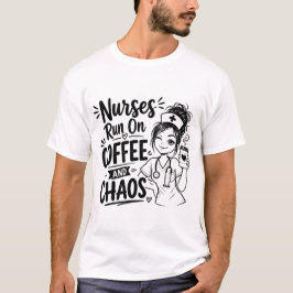 Koffein. Kaos. Medkänsla. Upprepa. T Shirt