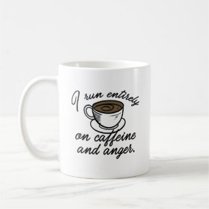 koffein och ilska kaffemugg