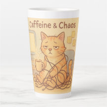 Koffein och Kaos Kaffe Mugg