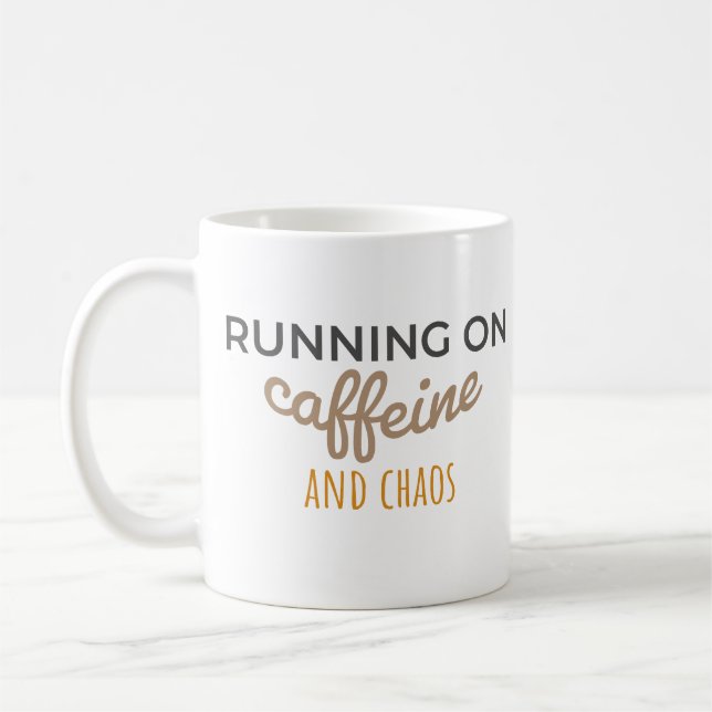 Koffein- och kaosläge kaffemugg (Vänster)