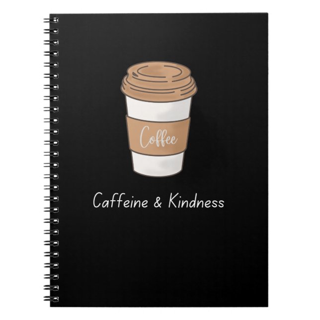 Koffein och kiness anteckningsbok (Framsidan)