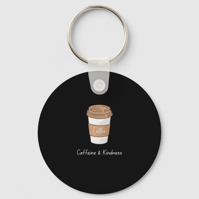 Koffein och kiness nyckelring (Framsida)