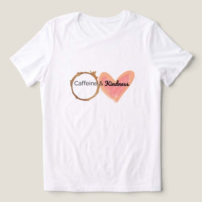 Koffein och kiness t shirt (Design Framsida)