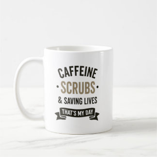 Koffein skrubbar som räddar liv Sjuksköterske-cita Kaffemugg