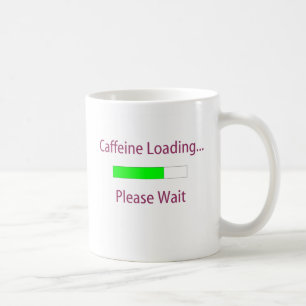 Koffein som laddar muggen kaffemugg