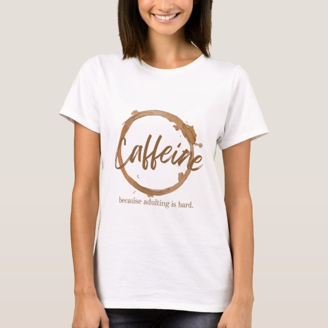 koffein t shirt (Framsida)