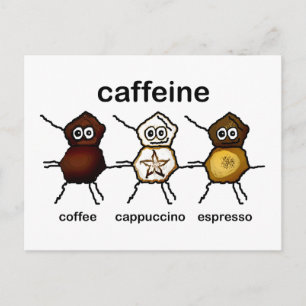 koffein vykort