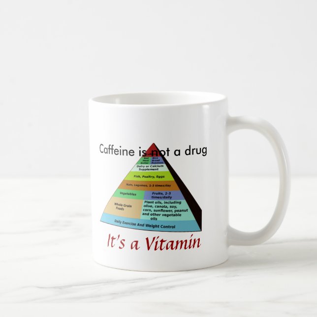 Koffeinet är inte en drog kaffemugg (Höger)