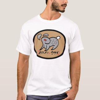 Koffeinkaninskjorta - stor logotyp tee shirt